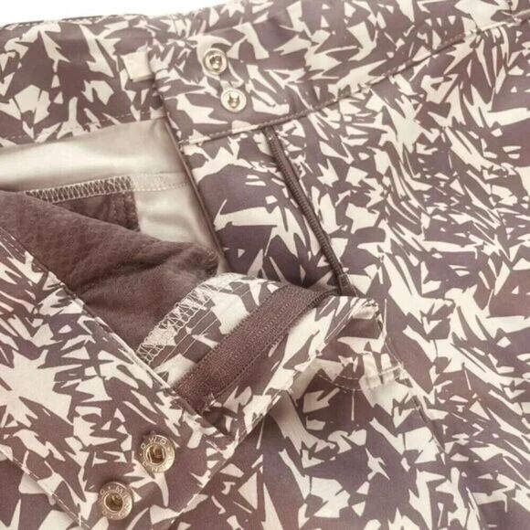 Adidas Gray & White Reef Print Golf Shorts Performance Casual Size 10 | EUC - Picture 7 of 10